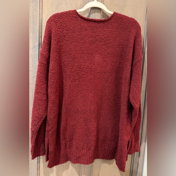 White Birch cozy pullover top red wine multiple sizes - Picture 4 of 4
